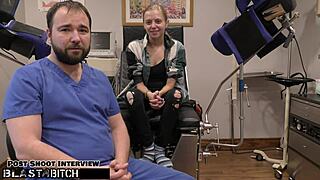 backstage doctor tampa blasts ava siren's cum tramp stamp pov