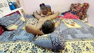 Country ranch sister shares bed dirty talk leads to bent over doggystyle pussy pounding