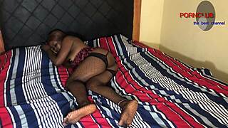 can't you resist this naked ebony babe's screaming big ass?