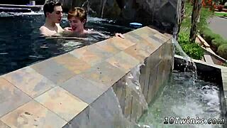 casual twink duo dives into sick hardcore pounding with huge dick