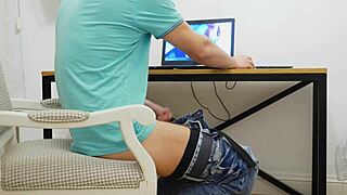 nurse gives patient prostate handjob milking cum for cash 💦🩺😏