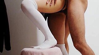 hey professor sneaks cute latina student home for special uniform lessons 😏 she sucks and rides to pass!