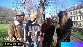 Mia Trejsi and Katy Rose in hot DV foursome 🐰💋🔥