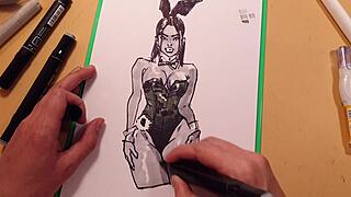 sexy latina fitness babe bent over for anal cumshot in latex