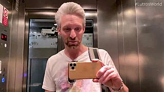 Young Italian Teen Deepthroats Huge Cock in Hotel Room