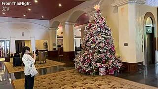 kal strolls waikiki spotting christmas lights with gentleman callers