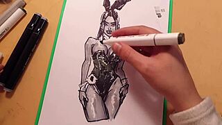 sexy latina fitness babe bent over for anal cumshot in latex