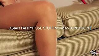Maxine X Pleasures Her Oriental Pussy Hole Sensually