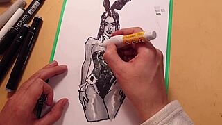 sexy latina fitness babe bent over for anal cumshot in latex