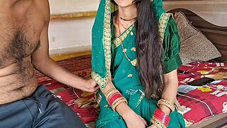 hey neighbor bhabhi looks so hot in green saree i just had to fuck her tight pussy hard