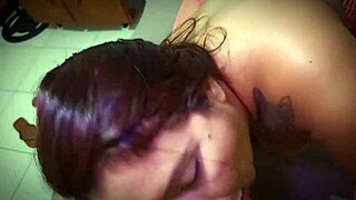 bbw latina slut craves massive cock cumshot in pov blowjob