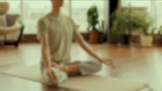 Mature housewife Joslyn Jane tucks in young stud for steamy bedroom play