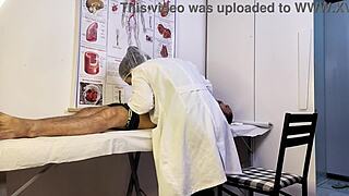 Patient Hardens Before Sexy Nurse