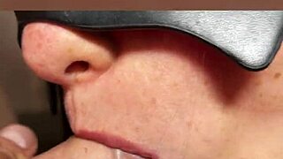 redhead in high heels rides cock bent over in nylon stockings