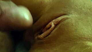 Neighbor sneaks in as amateur wife drifts off into creampie dreams