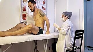 Patient Hardens Before Sexy Nurse