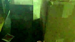 mexican dude strokes throbbing cock at work