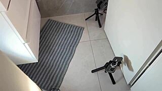 hey skinny cheerleader babe with huge naturals teases into wild casting 😏