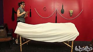 sara jay in fishnets rides cock then blows it hard