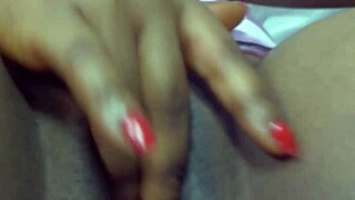 Big boobs ebony lady begs for morning creampie doggystyle ride