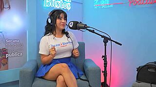 busty latina squirts wildly from extreme homemade towel insertion