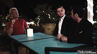 guys revenge fuck petite with DOUBLE PENETRATION threesome payback