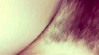 his balls gently tease her giant clit in pov closeup