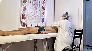 Patient Hardens Before Sexy Nurse