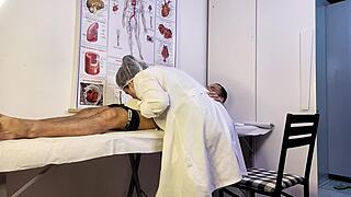 Patient Hardens Before Sexy Nurse