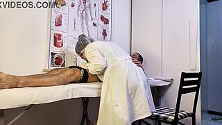 Patient Hardens Before Sexy Nurse