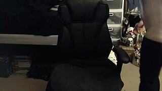 big ass brunette teen stripping naked in lingerie dance