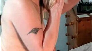 Riding my buddy hard while chatting on phone to mom