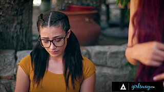 Aidra Fox sorority party muff dives Jillian Janson's pussy!