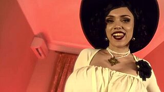 lady dimitrescu's tight pussy fucked in stockings