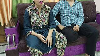 horny punjabi milf rides stepson's cock in roleplay sex