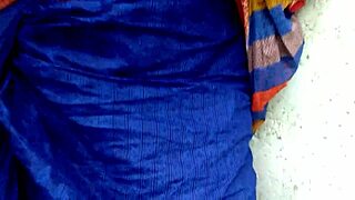 Aunt bent over for rough anal creampie in jungle by huge cock