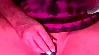 Skinny Blonde Milf Fingers Big Clit Puffy Pussy Close-Up