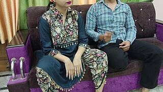 horny punjabi milf rides stepson's cock in roleplay sex