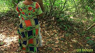 She loves getting fucked deep in the bush with big black cock dripping wet!