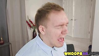 Black milf catches friend with young stud in her bedroom