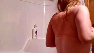 i strip naked outdoors stroking to creampie orgasm before public shower