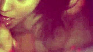 Dark skinned tess morgan strokes and slurps massive cock closeup