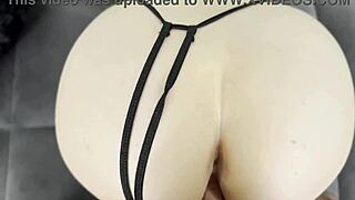 Roommate's teasing blowjob drains my balls with her skinny mouth skills