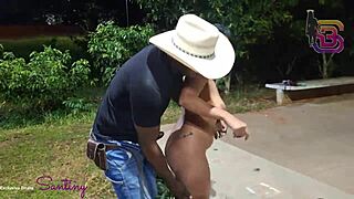 shameless slut offers ass publicly to huge black cock!