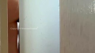 shower spy turns into homemade big cock blowjob frenzy