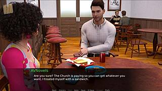 she nurses him back to intense pleasure in erotic game scene 186