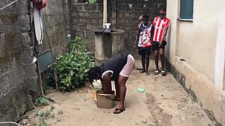 couldn't resist fucking the hood's two biggest black cocks