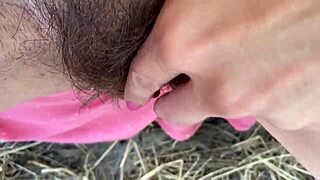 hairy pussy big clit cums wet in amateur homemade compilation