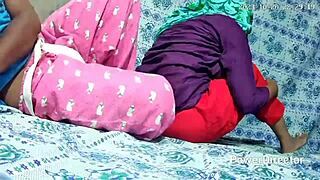 Indian couple's outdoor big boobs homemade sex