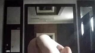 Recorded video call to cuckold from motel with bull